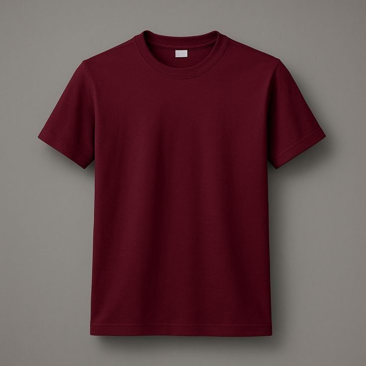 Maroon Crew Neck T-Shirt